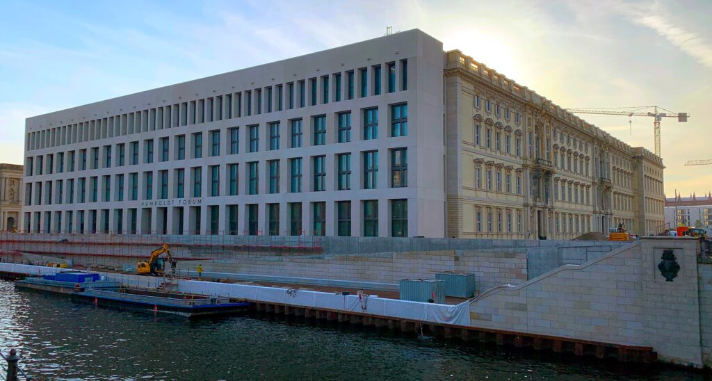 Humboldt Forum atBerlin Palace, showing the North and East facade 